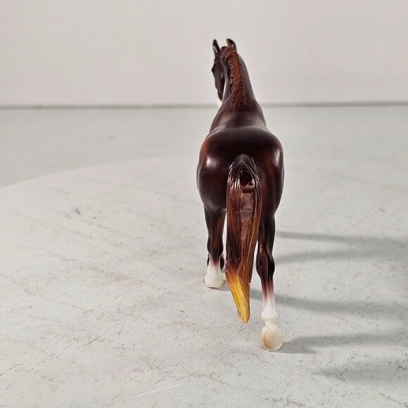 Breyer Stablemate Body Horse Trotting Warmblood Chestnut Pinto #5885 AS IS - Picture 6 of 10